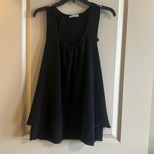 Black tank top bought from online boutique